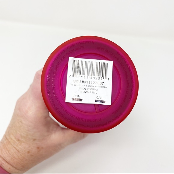 STARBUCKS LIMITED EDITION Pink Etched Ribbon Swirl Tumbler - Picture 9 of 9